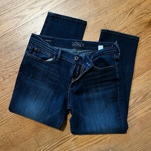 Lucky Brand Women's Dark Indigo Sweet Crop Jeans p